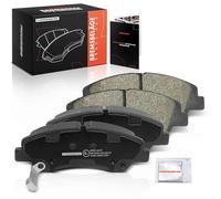 Frankberg Brake Pad Set incl. 4x Pads Front Compatible with i10 BA IA i10 AC3 AI3 Replace# 58101B9A70,58101K7A00