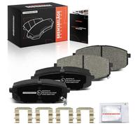 Frankberg Brake Pad Set incl. 4x Pads Front Compatible with i30 FD Cee'D Hatchback ED Pro Cee'D ED Cee'D SW ED i30 Estate FD Replace# 581011MA00,K2Yes3328ZA