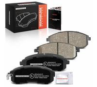 Frankberg Brake Pad Set incl. 4x Pads Front Compatible with Juke F15 Pulsar Hatchback C13 SX4 EY G.Y Tiida Hatchback C11 Replace# D1060EM30A,D1060EM30C