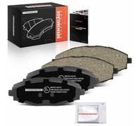 Frankberg Brake Pad Set incl. 4x Pads Front Compatible with Matiz M200 M250 Matiz M100 M150 Spark Lanos Saloon KLAT Lanos KLAT Replace# 96273708,96288629