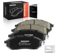 Frankberg Brake Pad Set incl. 4x Pads Front Compatible with Qashqai +2 I J10 NJ10 Koleos I HY Murano II Z51 Pathfinder III R51 Replace# 41060CC090,41060AT30J