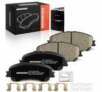 Frankberg Brake Pad Set incl. 4x Pads Front Compatible with Qashqai II SUV J11 J11 KadYesr HA HL X-Trail T32 T32R T32RR Replace# D10604EA0A,410604EA0A