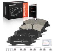 Frankberg Brake Pad Set incl. 4x Pads Front Compatible with R.a.n.g.e R.o.v.e.r Sport L494 Discovery V L462 R.a.n.g.e R.o.v.e.r Sport L320 Replace# LR032063