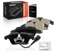 Frankberg Brake Pad Set incl. 4x Pads Front Compatible with T.i.g.u.a.n 5N Q3 8UB 8UG S.h.a.r.a.n 7N1 7N2 Al.h.a.m.b.r.a 710 711 Replace# 7N0698151, 5N0698151