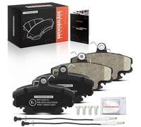 Frankberg Brake Pad Set incl. 4x Pads Front Compatible with Twingo II CN0 S.a.n.d.e.r.o Logan MCV KS Twingo I C06 Logan LS Replace# 410602192R, 7701202285
