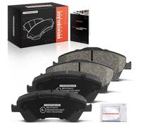 Frankberg Brake Pad Set incl. 4x Pads Front Compatible with Verso R2 A.v.e.n.s.i.s Estate T27 A.u.r.i.s Estate E18 C.o.r.o.l.l.a Replace# 0446502280