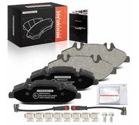 Frankberg Brake Pad Set incl. 4x Pads Front Compatible with Vito Bus W639 Vito/Mixto Box W639 Viano W639 Replace# 0014210910,0034207910
