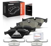 Frankberg Brake Pad Set incl. 4x Pads Front Replace# 34116784129 | Compatible with 5 Series Touring E61 5 Series E60 7 Series E65 E66 E67 6 Series Cabriolet E64 6 Series E63