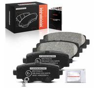 Frankberg Brake Pad Set incl. 4x Pads Rear Compatible with 3 BM BN 3 Saloon BM BN Replace# B4Y02648ZB,B4Y02648ZA