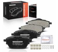 Frankberg Brake Pad Set incl. 4x Pads Rear Compatible with 3008 SUV M4 MC MJ MR 308 SW II L4 LC LJ LR LX 308 II L3 LB LH LP LW Replace# 1609000980