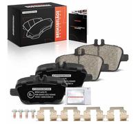 Frankberg Brake Pad Set incl. 4x Pads Rear Compatible with B-Class W242 W246 GLA-Class X156 SLK R172 A-Class W176 Replace# 0064202320,A0064202320