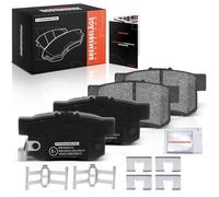 Frankberg Brake Pad Set incl. 4x Pads Rear Compatible with CR-V II RD Civic VII Hatchback EP EU EV FR-V BE Replace# 43022SED000, 43022S2A000