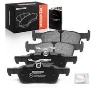 Frankberg Brake Pad Set incl. 4x Pads Rear Compatible with Fiesta VII HF HJ Fiesta VII Van Replace# 2272734,2123543