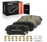 Frankberg Brake Pad Set incl. 4x Pads Rear Compatible with i30 FD Sportage SL i20 PB PBT Cee'D Hatchback ED Pro Cee'D ED Replace# 583020ZA00