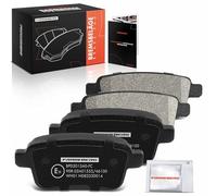 Frankberg Brake Pad Set incl. 4x Pads Rear Compatible with Kangoo/Grand Kangoo KW0/1 Citan Tourer W415 Kangoo Be Bop KW0/1 Replace# 7701209869,440604876R