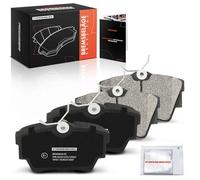 Frankberg Brake Pad Set incl. 4x Pads Rear Compatible with NV300 Estate X82 Vivaro Box X83 Trafic II Bus JL Vivaro Estate X82 Replace# 4406000Q2E