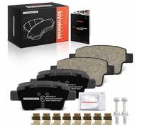 Frankberg Brake Pad Set incl. 4x Pads Rear Compatible with Punto Evo 199 Grande Punto 199 Corsa D Box/Hatchback S07 Replace# 1605356,1605230