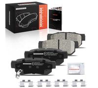 Frankberg Brake Pad Set incl. 4x Pads Rear Compatible with Santa Fé I SM Tucson JM Sportage JE KM Replace# 583021CA00