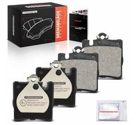 Frankberg Brake Pad Set incl. 4x Pads Rear Compatible with SLK R171 CLC-Class CL203 C-Class W203 C-Class T-Model Replace# A0034202820,A0054201920