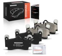 Frankberg Brake Pad Set incl. 4x Pads Rear Compatible with T.o.u.a.r.e.g 7L6 7L7 7LA Q7 4LB C.a.y.e.n.n.e 9PA Q7 Van 4LB Replace# 7L6698451A, 7L6698451D