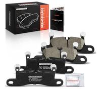 Frankberg Brake Pad Set incl. 4x Pads Rear Compatible with T.o.u.a.r.e.g 7P5 7P6 C.a.y.e.n.n.e 92A T.o.u.a.r.e.g Van 7P5 Replace# 7P0698451, 7P6698451