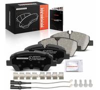 Frankberg Brake Pad Set incl. 4x Pads Rear Compatible with Tourneo Custom V362 Bus F3 Transit Custom V362 Bus F3 Transit V363 Bus FAD FBD Replace# 1829395
