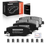 Frankberg Brake Pad Set incl. 4x Pads Rear Compatible with Wrangler III JK Nitro Cherokee KK Nitro Van KA Compass MK49 Replace# GDB4145,2460201