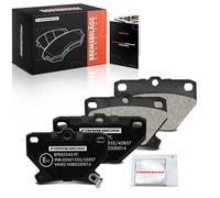Frankberg Brake Pad Set incl. 4x Pads Rear Compatible with Yaris Verso P2 Yaris P1 C.o.r.o.l.l.a E12 Celica T23 C.o.r.o.l.l.a Verso E12 Replace# 0446652060