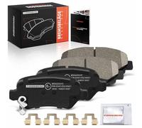 Frankberg Brake Pad Set incl. 4x Pads Rear Compatible with Zafira A MPV T98 Astra G CC T98 Venga YN Zafira/Zafira Family B A05 Replace# 93179164, 93176118