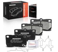 Frankberg Brake Pad Set incl. 4x Pads Rear Replace# 04466WY020 | Compatible with IS II E2 GS S19 IS C GSE2