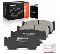 Frankberg Brake Pad Set incl. 4x Pads Rear Replace# 583022BA20, 583022BA00 | Compatible with Santa Fé II CM Santa Fé II Box/SUV CM H-1 Platform/Chassis