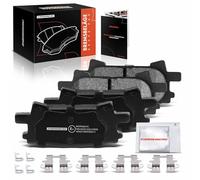 Frankberg Brake Pad Set Includes 4 brake pads Rear 0446648040 | Compatible with: Highlander/Clever U2, RX U3