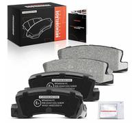 Frankberg Brake Pad Set Includes 4 brake pads Rear 04466YZZC5 | Compatible with: A.v.e.n.s.i.s Station Wagon T22, C.o.r.o.l.l.a Van E11, C.o.r.o.l.l.a Compact E11, A.v.e.n.s.i.s T22