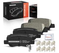 Frankberg Brake Pad Set Includes 4 brake pads Rear 04466YZZE5 0446605042 | Compatible with: A.v.e.n.s.i.s Estate T27, A.v.e.n.s.i.s Saloon T27