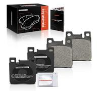 Frankberg Brake Pad Set Rear Compatible with C-Class W202 C30 C32 C36 C43 C55 3.6L-5.4L 1994-2007 CLK C208 320 430 55 AMG 3.2L-5.4L 1997-2002 Replace# 0024200520
