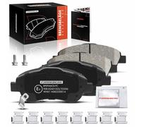 Frankberg Bremsbelag Bremsbeläge Front Left Right Compatible with CR-V III RE CR-V IV RM CR-V II RD Replace# 45022SWWG01,45022T1EG00