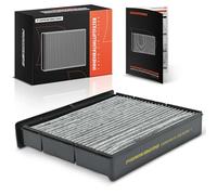 Frankberg Cabin Air Filter Pollen Filter with Activated carbon Compatible with Grand Scénic II JM0/1 1.5L-2.0L 2004-2009 Scénic II JM0/1 1.4L-2.0L 2003-2009 Replace# 7701064237
