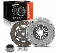 Frankberg Clutch Kit Compatible with 207 WA WC 1.6L 2006-2013 307 3A/C 1.6L 2004-2014 1007 KM 1.6L 2007-2014 206 CC 2D 1.6L 2006 308 I 4A 4C 1.6L 2007-2014 Replace# 2041.63