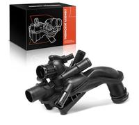 Frankberg Engine Coolant thermostat Housing Compatible with M.in.i R56 One 1.4L 1.6L 2006-2013 M.in.i Cabriolet R57 John Coo.per Works 1.6L 2008-2015 M.in.i Clubman R55 One Replace# 11538671513