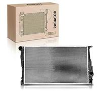 Frankberg Engine Radiator Car Radiator Automatic Transmission Compatible with 3 Series E90 E91 E92 E93 335 3.0L 2006-2013 1 Series E82 E88 135 3.0L 2007-2013 Petrol Replace# 17117547059