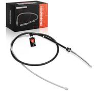 Frankberg Handbrake Cable Parking Brake Rear Drum brake Compatible with Ibiza IV Ibiza Sportcoupe/Hatchback Fabia III Fabia III Practical Polo Polo Van Replace# 6R0609721B
