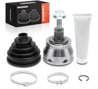 Frankberg Joint Kit Drive Shaft CV Axle Shaft Front Compatible with A4 8E2 B6 8EC B7 8E2 8E5 8ED 8H7 8HE 1.8L-4.2L 2001-2009 Exeo 3R2 3R5 1.8L 2.0L 2008-2013 Replace# 23697