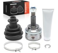 Frankberg Joint Kit Drive Shaft CV Front Compatible with Kangoo KC0/1 FC0/1 1997-2024 Me.gane BA0/1 EA0/1 DA0/1 KA0/1 LA0/1 JA0/1 1996-2003 Scénic I MPV FA0 JA0/1 1999-2003