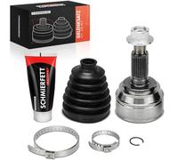 Frankberg Joint Kit Drive Shaft Front Axle Compatible with Q7 4LB 3.0L-4.2L 2006-2015 Cayenn.e 92A 3.0L-4.8L 2012-2024 Touare.g 7P5 7P6 3.0L-4.2L 2010-2018 Replace# 7P0498099