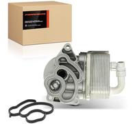 Frankberg Oil Cooler Engine Water-cooled with Filters Compatible with 3 Series E46 E90 E91 E92 E93 1 Series E81 E82 E87 E88 5 Series E60 E61 X1 E84 X3 E83 Z4 R.o.a.d.s.t.e.r E85 Replace# 11427508967