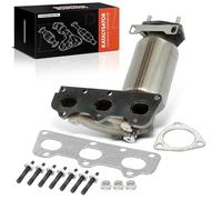 Frankberg Petrol Catalytic Converter Compatible with Fabia I 6Y2 6Y3 6Y5 1.2 2002-2008 Polo 9A 9N 1.2 2001-2007 Cordoba Ibiza III Engine Code: AZQ Replace# 03E253020FX