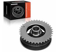 Frankberg Propshaft Belt Pulley with vibration absorbers Compatible with C-Max DM2 Focus II DA DP HCP C30 533 S40 II 544 V50 545 Focus II Saloon DB DH FCH Replace# 31375452