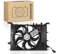 Frankberg Radiator Fan 2-Pin Compatible with S80 I 184 2.9L 1998-2006 V70 II SW 2.3L-2.5L 1999-2004 XC70 Cross Country 2.5L 2002-2007 Replace# 30680547