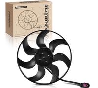Frankberg Radiator Fan Engine Thermal Fan 4-Pin Compatible with A3 8V1 8VK 1.4L 2013-2017 Golf VI 5K1 1.6L 2009-2012 Polo 6C1 6R1 1.0L-1.6L 2009-2017 Replace# 6R0959455D