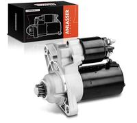 Frankberg Starter Motor 1,1KW Compatible with A2 8Z0 1.4L-1.6L 2002-2005 Fabia I 6Y2 6Y3 6Y5 1.2L 1.4L Polo 9N 6N2 9A2 9A4 9A6 9N2 B.o.r.a 1J2 Golf New Beetle Replace# 02T91102G